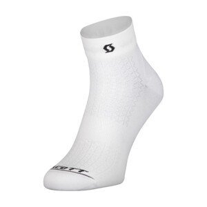 SCOTT Cyklistické ponožky klasické - PERFORMANCE - bílá 36-38