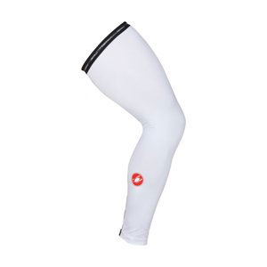 CASTELLI Cyklistické návleky na nohy - UPF 50+ LIGHT - bílá M