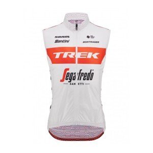 SANTINI Cyklistická vesta - TREK SEGAFREDO 2023 - bílá/červená XL