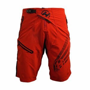 HAVEN Cyklistické kalhoty krátké bez laclu - ENERGIZER - červená XL