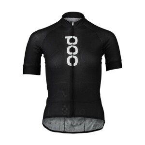 POC Cyklistický dres s krátkým rukávem - ESSENTIAL ROAD LADY - červená/černá XS