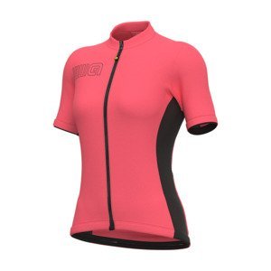ALÉ Cyklistický dres s krátkým rukávem - SOLID COLOR BLOCK - růžová S