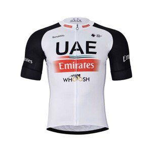 BONAVELO Cyklistický dres s krátkým rukávem - UAE 2023 - černá/bílá/červená XS