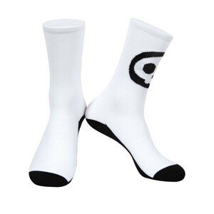 MONTON Cyklistické ponožky klasické - SKULL LADY - černá/bílá UNI