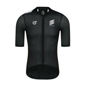 MONTON Cyklistický dres s krátkým rukávem - SKULL III - bílá/černá XS