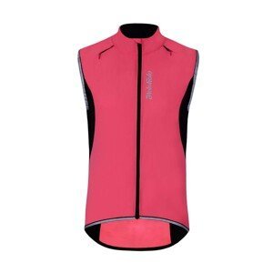 HOLOKOLO Cyklistická vesta - WIND/RAIN LADY - růžová XL