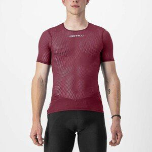 CASTELLI Cyklistické triko s krátkým rukávem - PRO MESH 2.0 - bordó