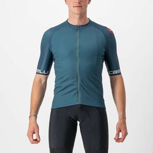 CASTELLI Cyklistický dres s krátkým rukávem - ENTRATA VI - modrá M