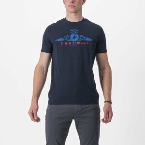 CASTELLI Cyklistické triko s krátkým rukávem - ARMANDO 2 TEE - modrá L