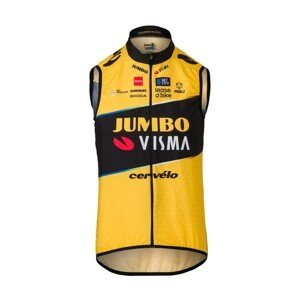 AGU Cyklistická vesta - JUMBO-VISMA 2023 - žlutá/černá XL