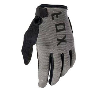 FOX Cyklistické rukavice dlouhoprsté - RANGER GEL - šedá/černá