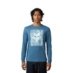 FOX Cyklistické triko s dlouhým rukávem - AUXLRY - modrá XL