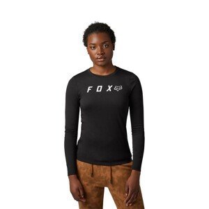 FOX Cyklistické triko s dlouhým rukávem - ABSOLUTE LADY - černá L