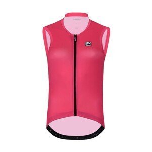 HOLOKOLO Cyklistický dres bez rukávů - PURE LADY - růžová XS