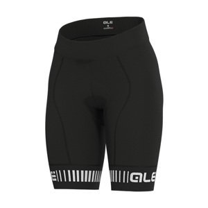 ALÉ Cyklistické kalhoty krátké bez laclu - GRAPHICS PRR STRADA LADY - černá/bílá 3XL