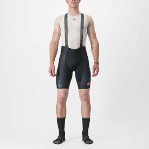 CASTELLI Cyklistické kalhoty krátké s laclem - FREE AERO RC KIT - černá XL