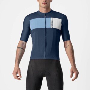 CASTELLI Cyklistický dres s krátkým rukávem - PROLOGO VII - modrá/světle modrá L