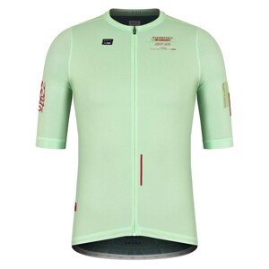 GOBIK Cyklistický dres s krátkým rukávem - STARK - světle zelená XS