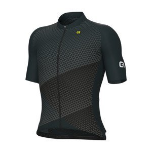 ALÉ Cyklistický dres s krátkým rukávem - WEB PR-E - černá XL
