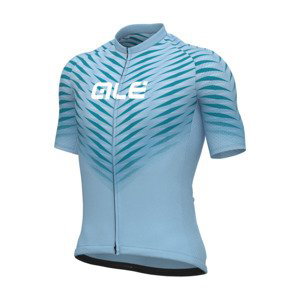ALÉ Cyklistický dres s krátkým rukávem - SOLID THORN - modrá