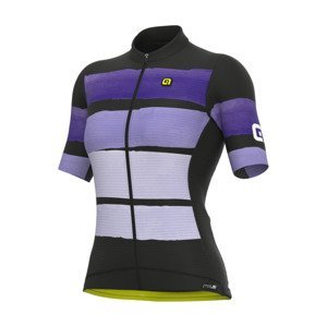 ALÉ Cyklistický dres s krátkým rukávem - PR-S TRACK LADY - fialová