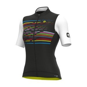 ALÉ Cyklistický dres s krátkým rukávem - PR-S LOGO LADY - černá XL