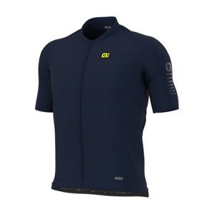ALÉ Cyklistický dres s krátkým rukávem - R-EV1 C SILVER COOLING - modrá