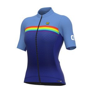 ALÉ Cyklistický dres s krátkým rukávem - PR-S BRIDGE - modrá L