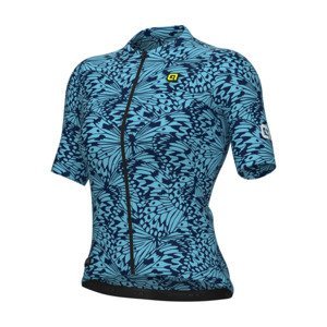 ALÉ Cyklistický dres s krátkým rukávem - PAPILLON PR-E - světle modrá