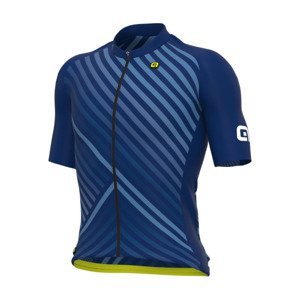 ALÉ Cyklistický dres s krátkým rukávem - PR-R FAST - modrá XL