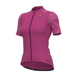 ALÉ Cyklistický dres s krátkým rukávem - R-EV1 ARTIKA LADY - růžová L