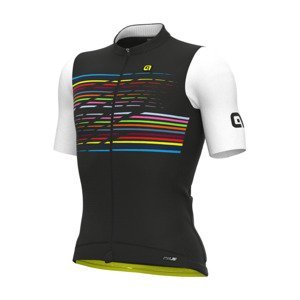 ALÉ Cyklistický dres s krátkým rukávem - PR-S LOGO - černá M