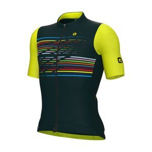 ALÉ Cyklistický dres s krátkým rukávem - LOGO PR-S - zelená L