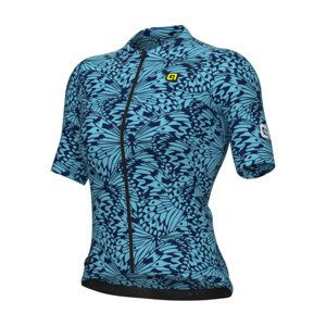 ALÉ Cyklistický dres s krátkým rukávem - PAPILLON PR-E - světle modrá L