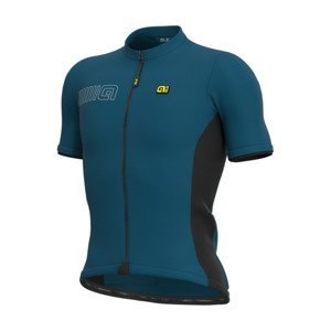 ALÉ Cyklistický dres s krátkým rukávem - SOLID COLOR BLOCK - modrá L