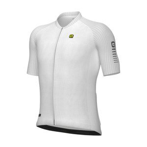ALÉ Cyklistický dres s krátkým rukávem - SILVER COOLINGR-EV1 - bílá L