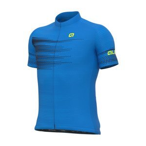 ALÉ Cyklistický dres s krátkým rukávem - TURBO PRAGMA - modrá XL