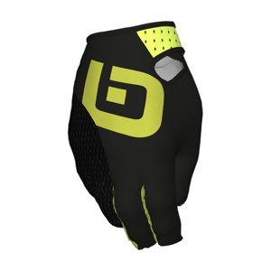 ALÉ Cyklistické rukavice dlouhoprsté - MTB FANGO - černá/žlutá XL