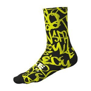 ALÉ Cyklistické ponožky klasické - RIDE - žlutá