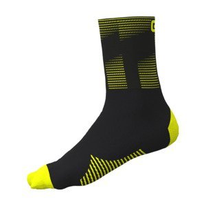 ALÉ Cyklistické ponožky klasické - SPRINT - žlutá 40-43