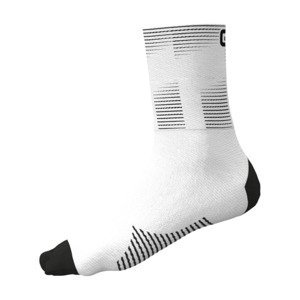 ALÉ Cyklistické ponožky klasické - SPRINT - bílá
