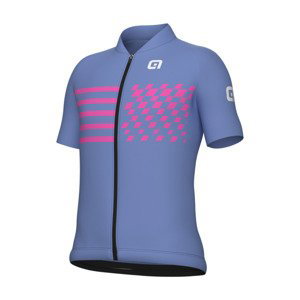 ALÉ Cyklistický dres s krátkým rukávem - PLAY KID - fialová 14Y