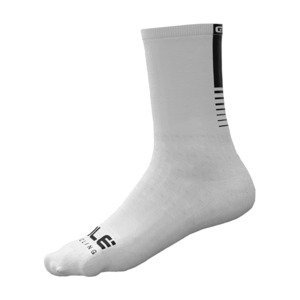 ALÉ Cyklistické ponožky klasické - LIGHT - bílá 44-47