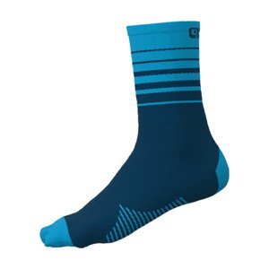 ALÉ Cyklistické ponožky klasické - ONE - modrá/světle modrá 44-47