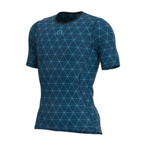 ALÉ Cyklistické triko s krátkým rukávem - QUARK - modrá XS-S