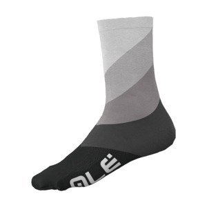 ALÉ Cyklistické ponožky klasické - DIAGONAL DIGITOPRESS - šedá 44-47