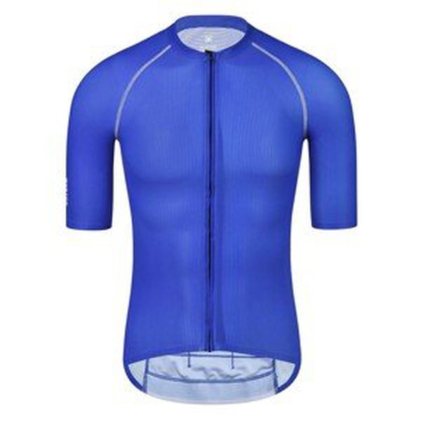 MONTON Cyklistický dres s krátkým rukávem - PRO SHOSHENG - modrá S