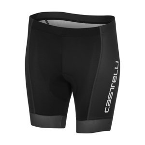 CASTELLI Cyklistické kalhoty krátké bez laclu - FUTURE RACER KIDS - černá 12Y