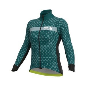 ALÉ Cyklistická zateplená bunda - PR-R GREEN HELIOS - zelená M
