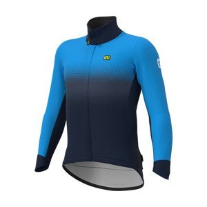 ALÉ Cyklistická zateplená bunda - PR-S GRADIENT - modrá/světle modrá XL